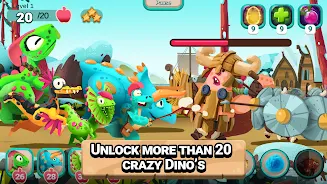 Dino Bash: Travel Through Time スクリーンショット 2