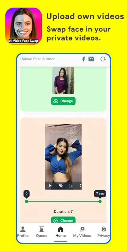 Face Swap AI Video Editor應用截圖第2張