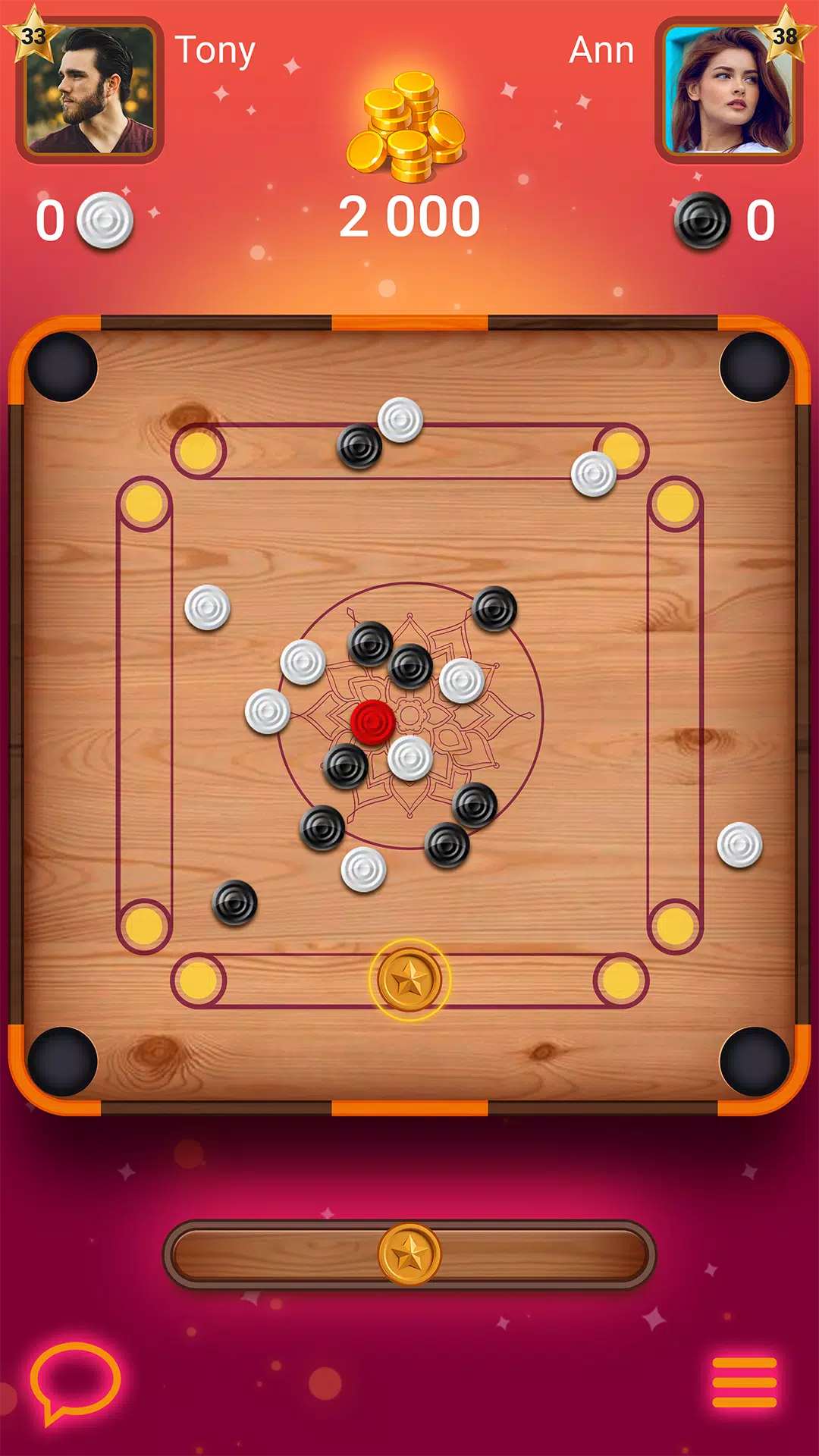 Carrom Lure - billar de disco Captura de pantalla 2