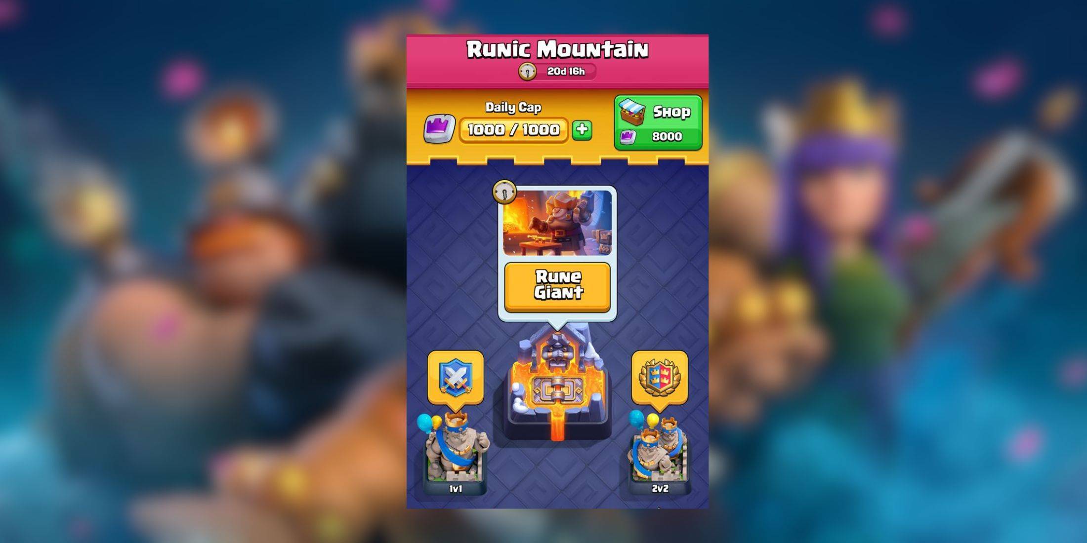 Clash Royale: Decks ที่ดีที่สุดสำหรับกิจกรรมยักษ์รูน