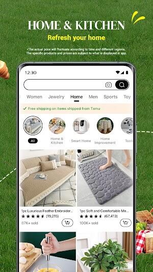 Temu App for Android Screenshot