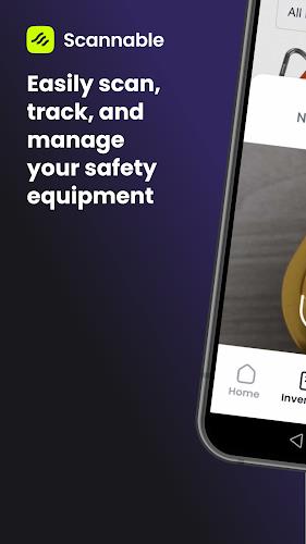 Scannable Safety Equipment App Captura de tela 1