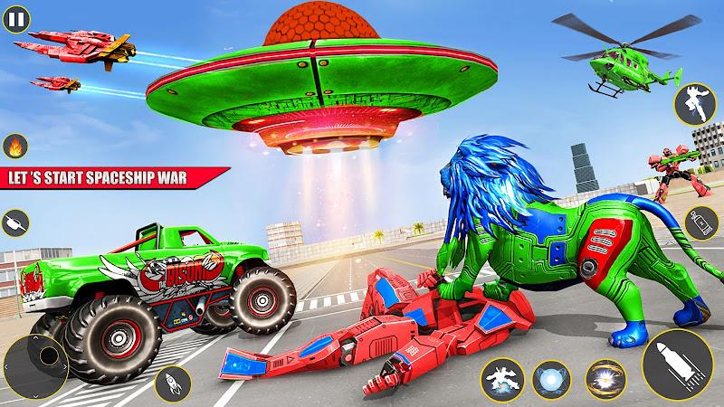 Spaceship Robot Transform Game ภาพหน้าจอ 4