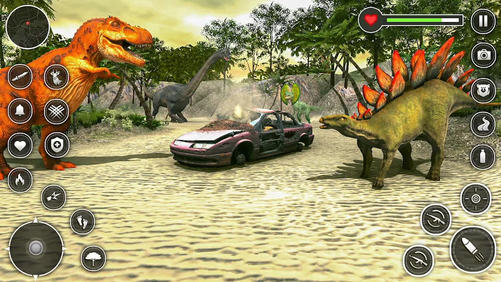 Dinosaur Hunter 3D Game ภาพหน้าจอ 1