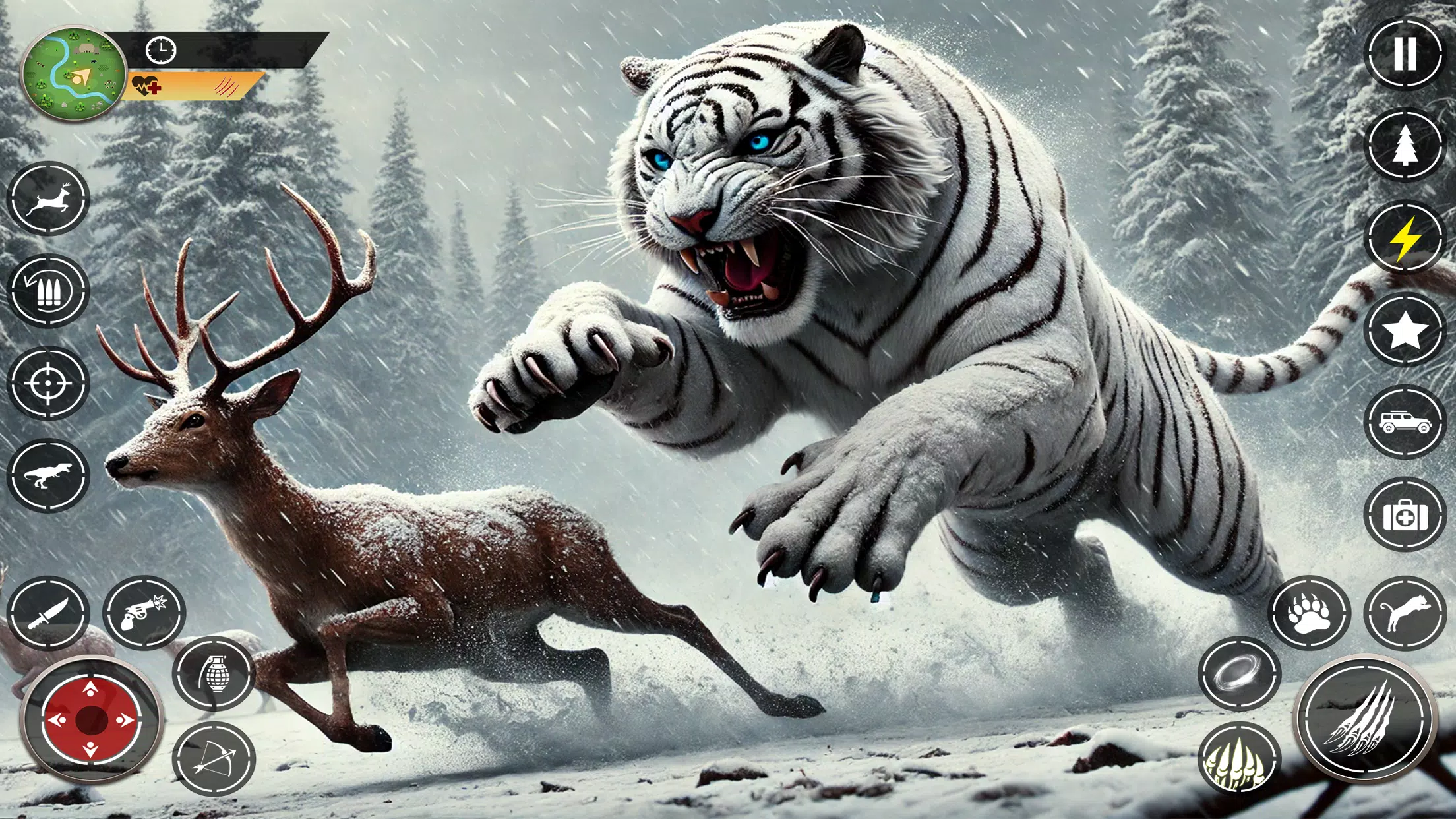 Snow Tiger Family Simulator 3D スクリーンショット 2
