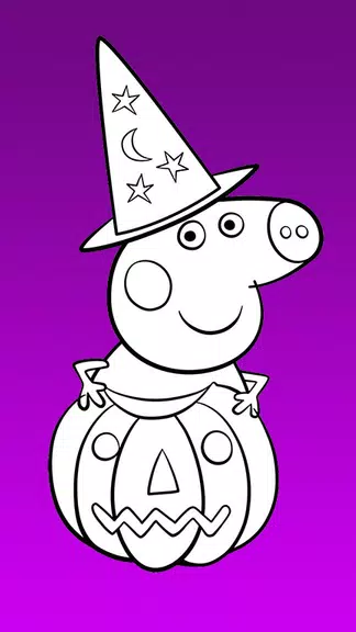 Peppo Piglet Coloring Book 스크린샷 2