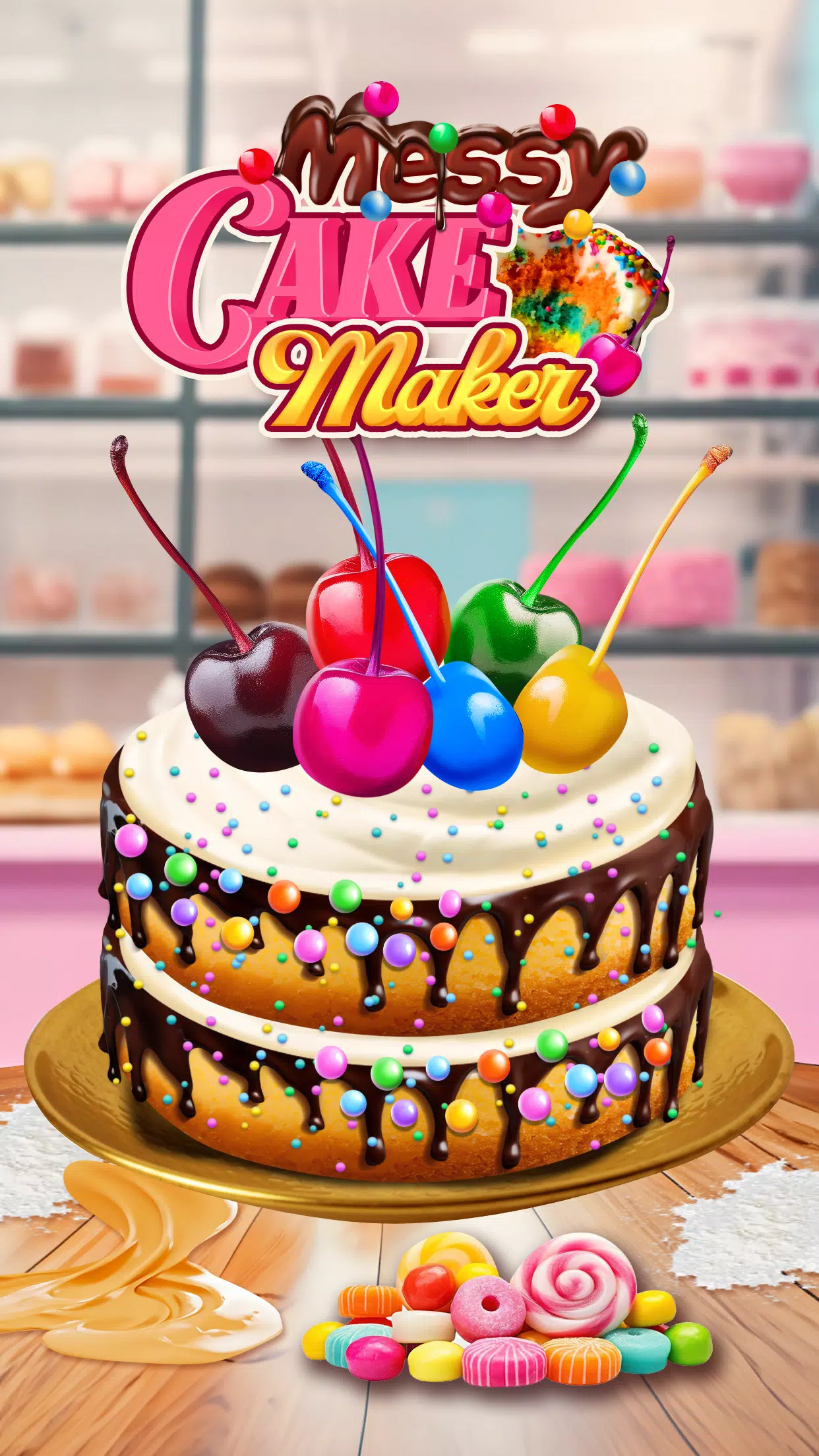 Messy Cake Maker Captura de pantalla 1