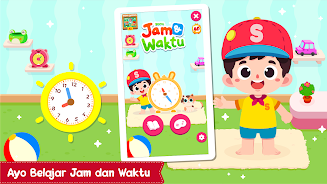 Schermata Belajar Jam & Waktu 1