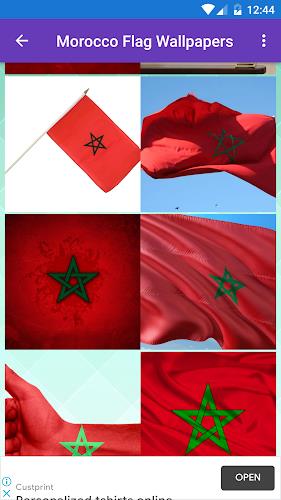 Morocco Flag Wallpaper: Flags स्क्रीनशॉट 2