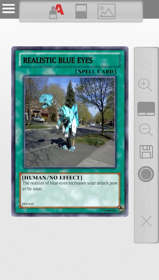 Schermata Yugioh Card Maker 4