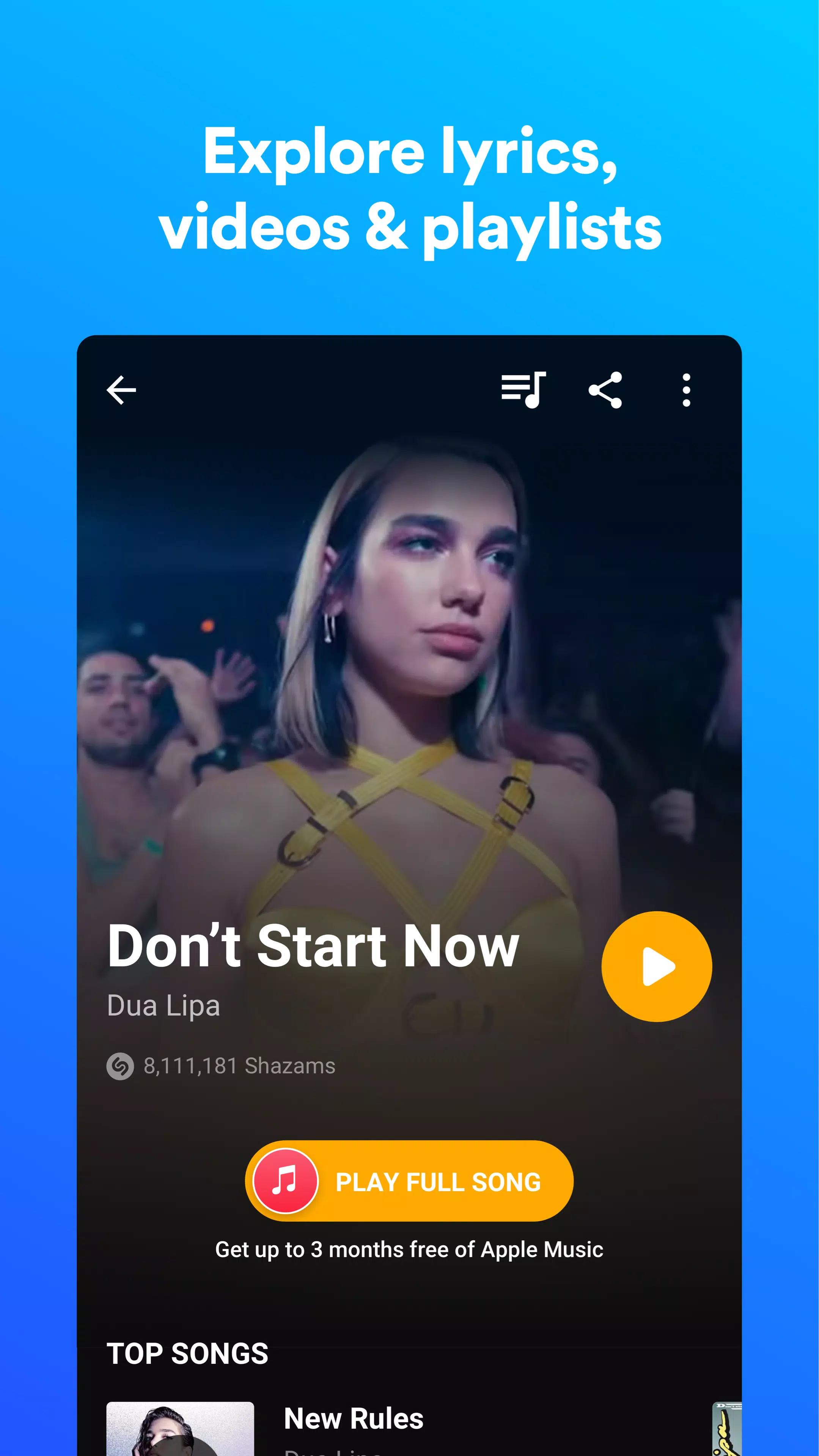 Shazam: músicas e shows Captura de tela 3