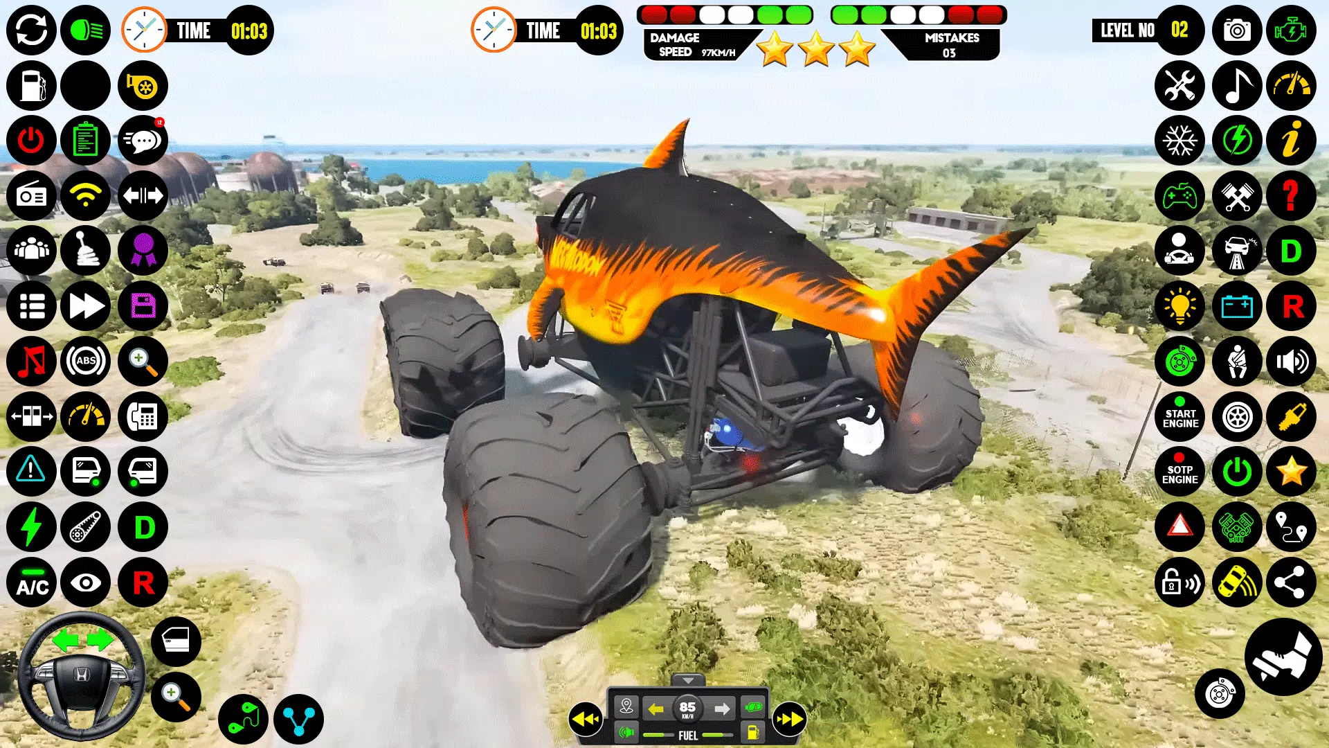 Monster Truck Racing: Truck 3D スクリーンショット 3