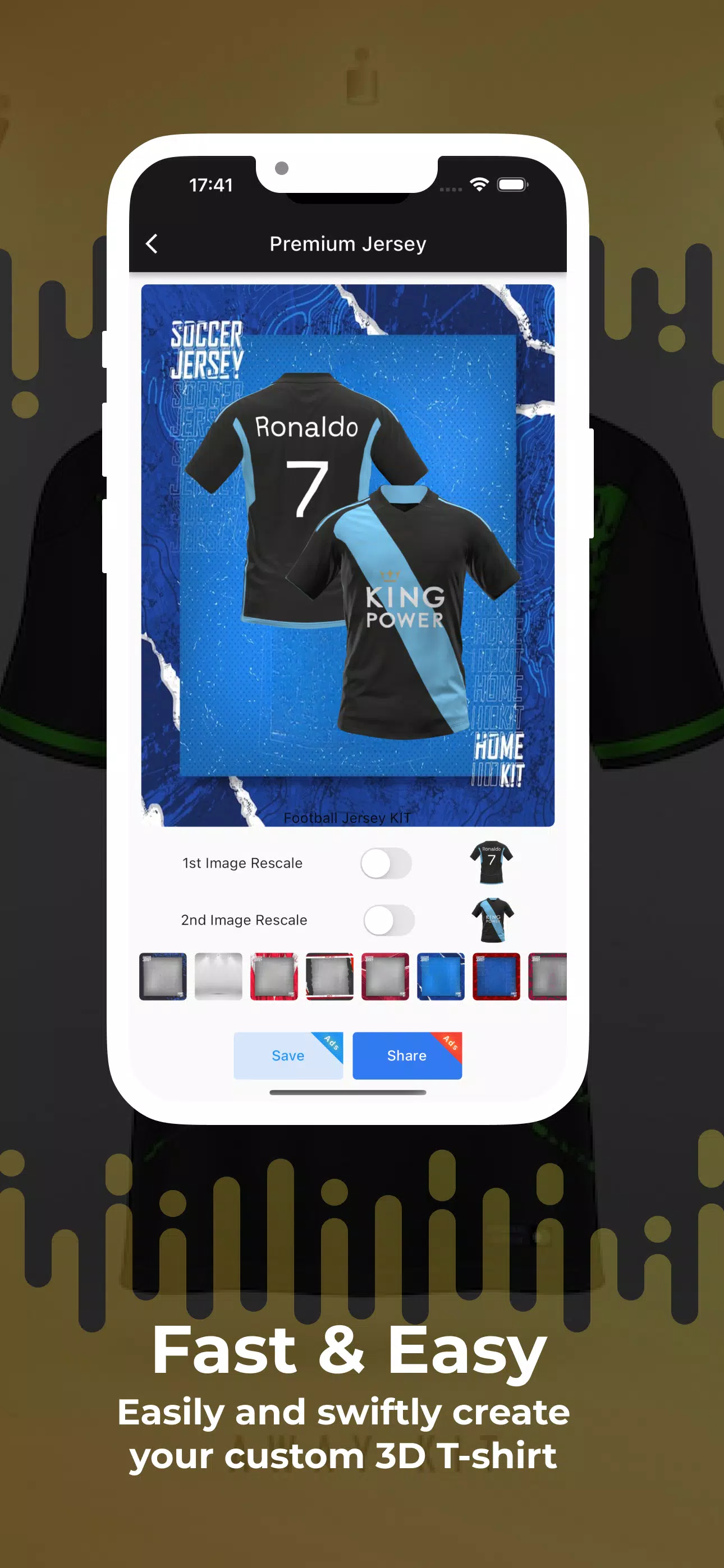 Football Jersey Kit Creator スクリーンショット 2