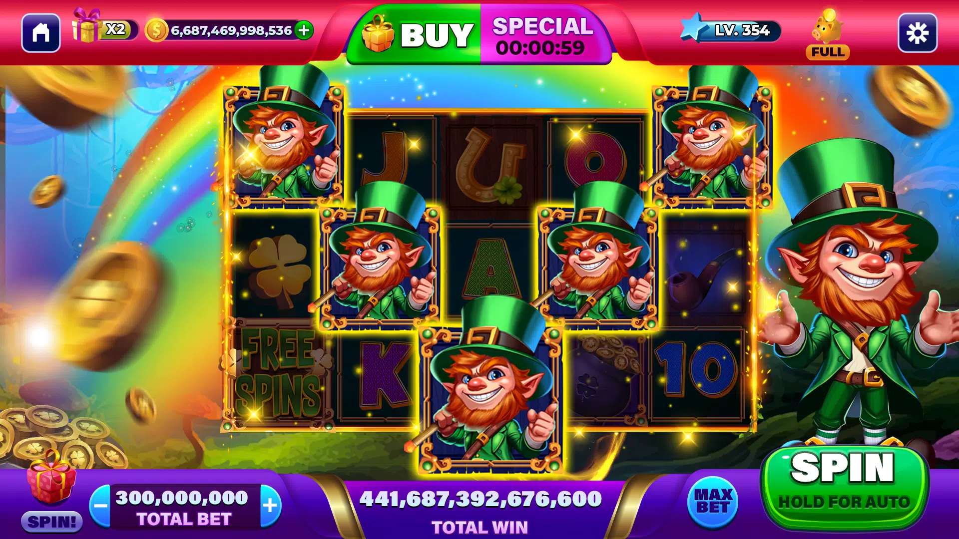 Clover Slots Epic Casino Games Schermafbeelding 1