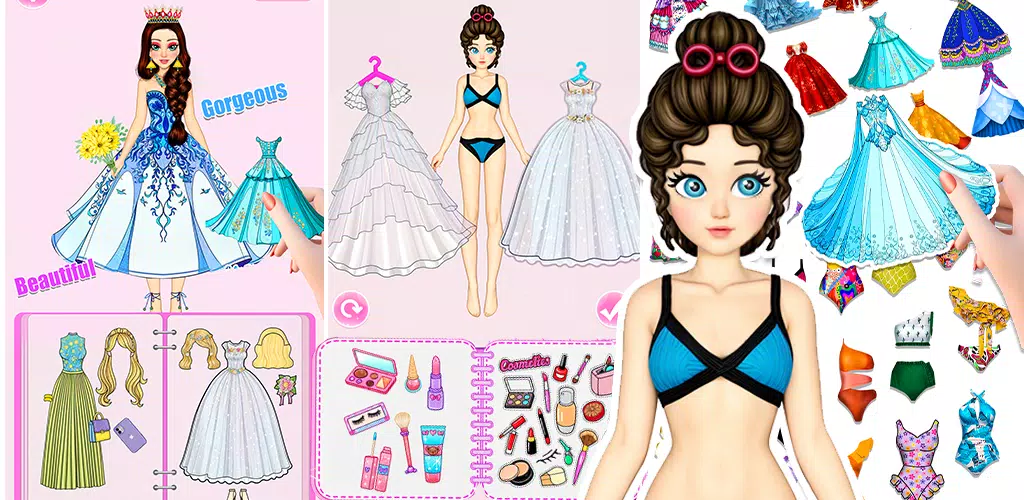 Paper Doll: Dress Up DIY Game Schermafbeelding 1