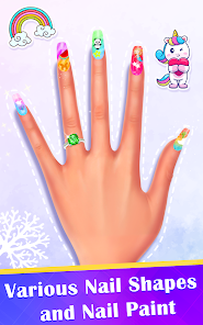 Schermata Nail polish game nail art 2