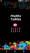 Maths Tables - Voice Guide Ekran Görüntüsü 1