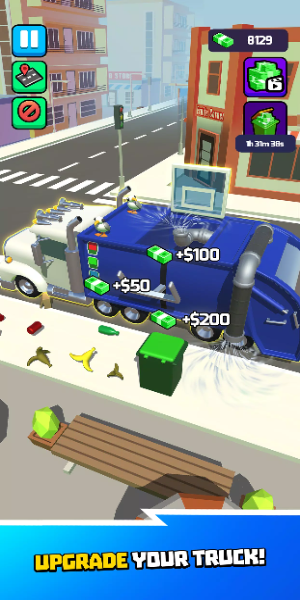 Garbage Truck 3D Schermafbeelding 2