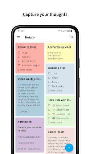 Notally - Minimalist Notes Capture d'écran 1