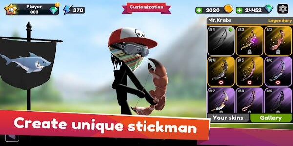 Stickman Archer Online Schermafbeelding 3