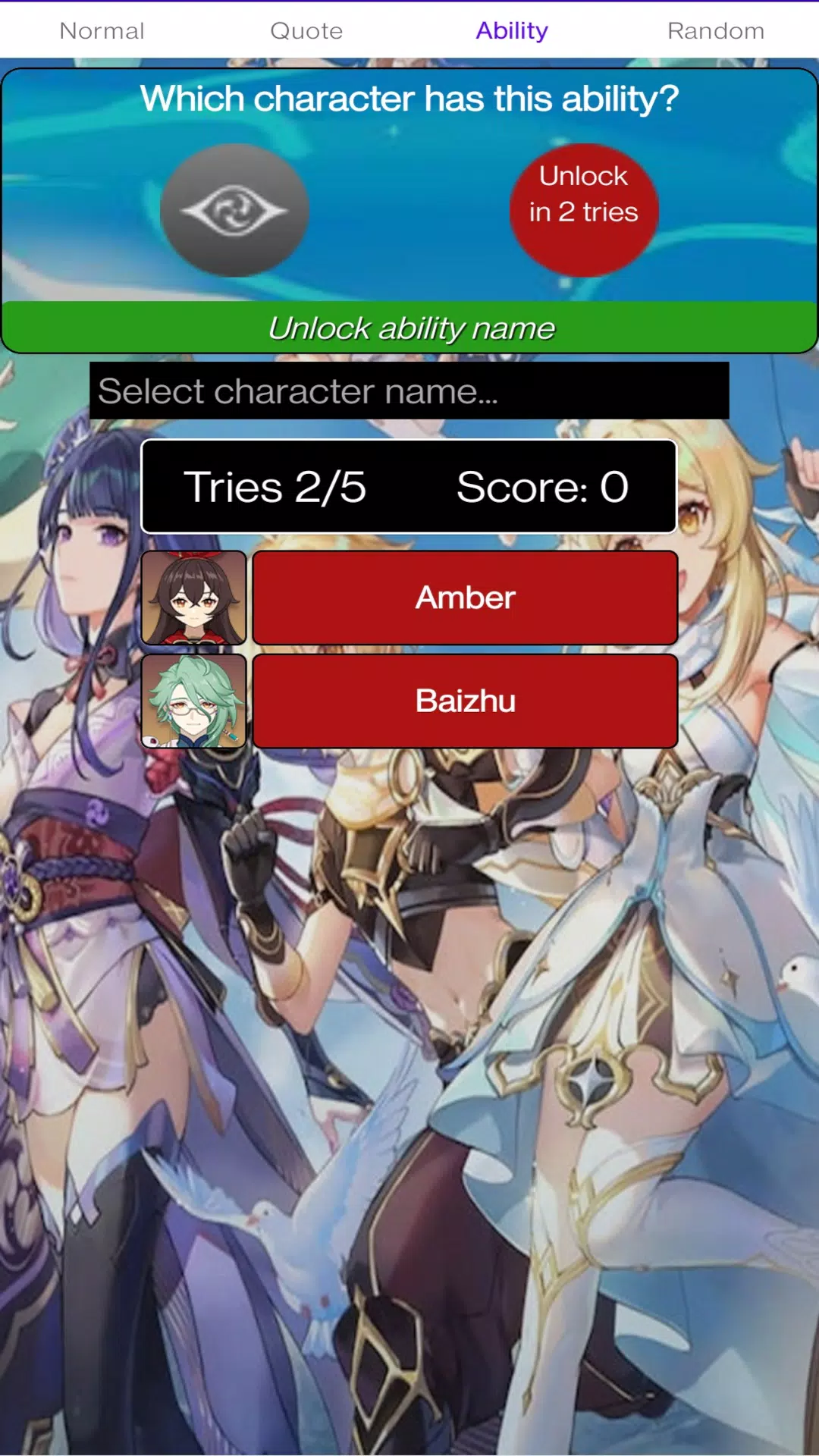 Genshin Guess (Unofficial) Captura de pantalla 4