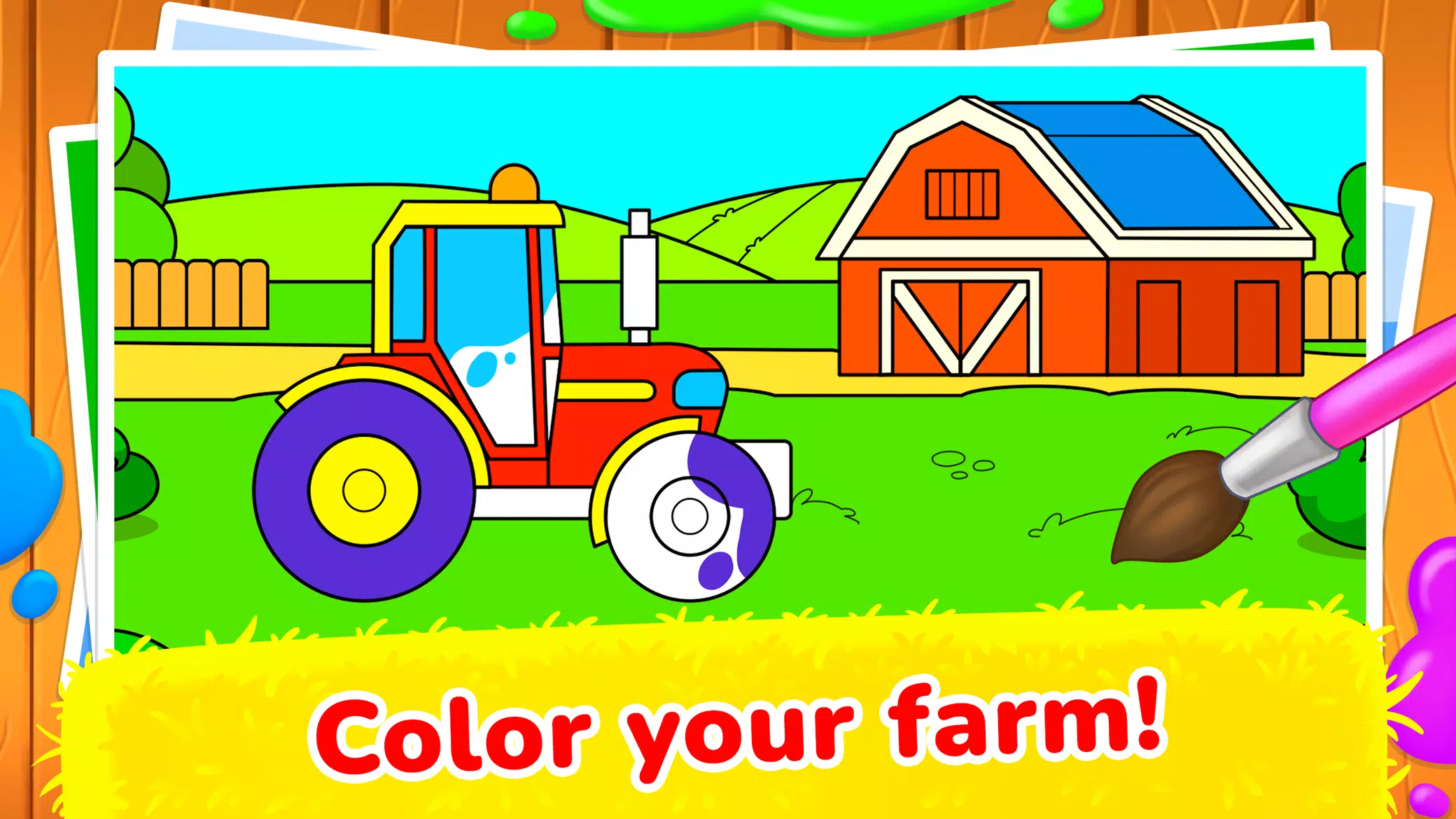 Animal game! Kids little farm! स्क्रीनशॉट 4