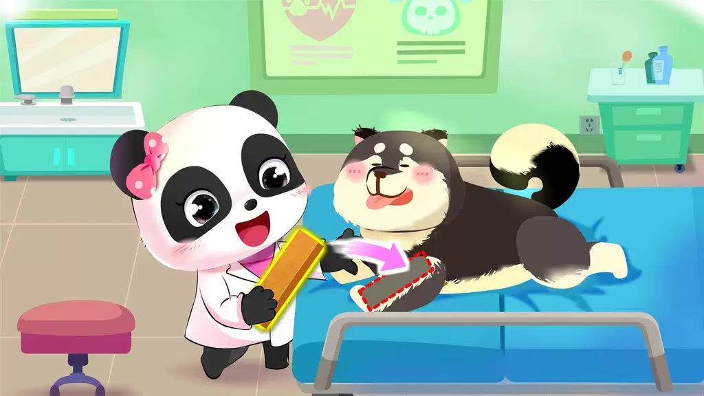 Schermata Baby Panda’s Pet Care Center 3