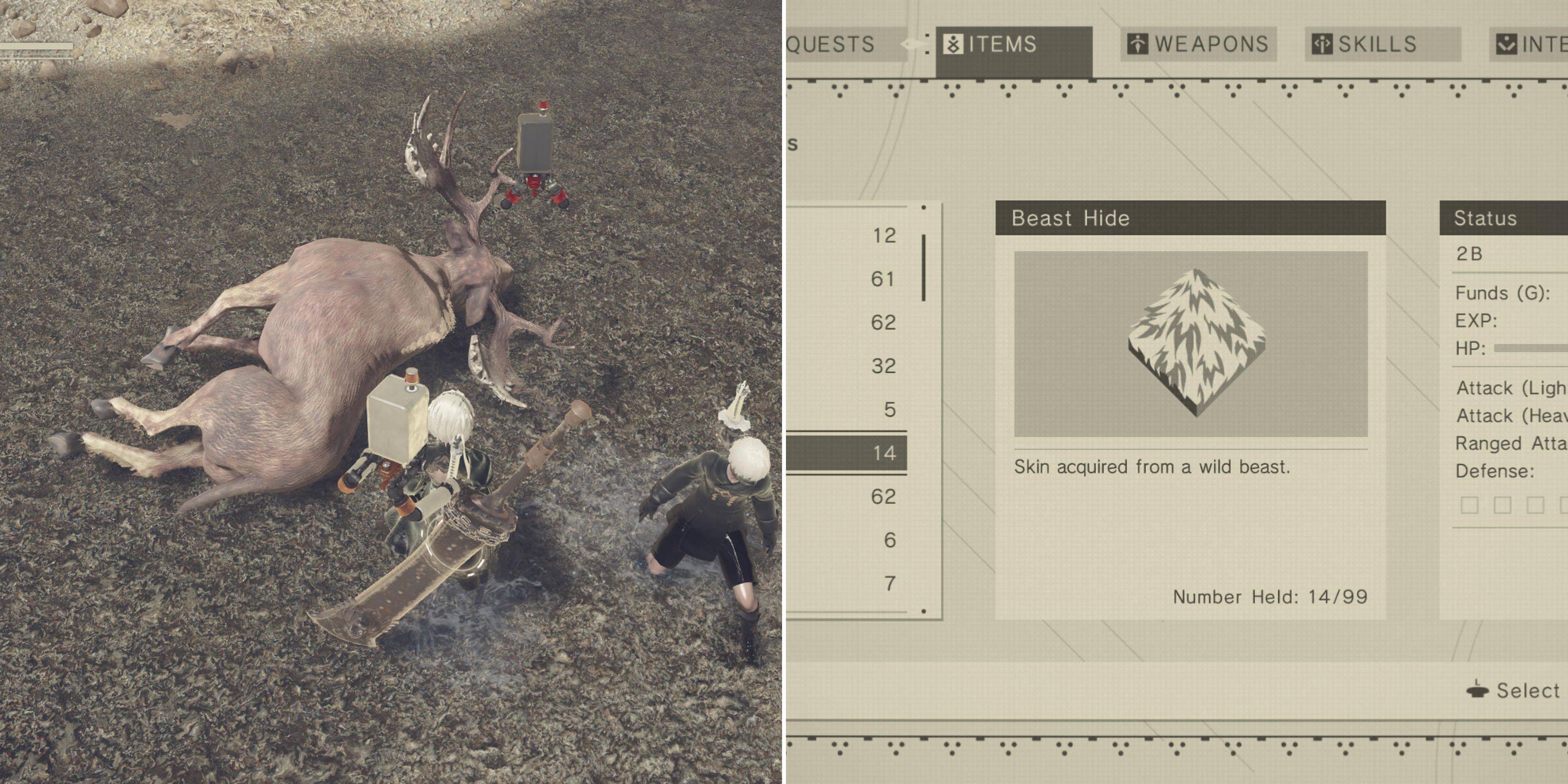 NieR: Automata – Beast Hide Location Guide