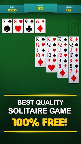 Solitaire Card Game Classic Schermafbeelding 1