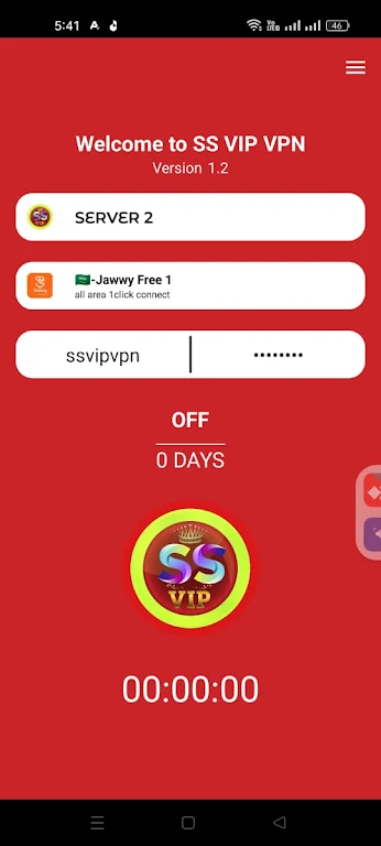 SS VIP VPN Captura de tela 3