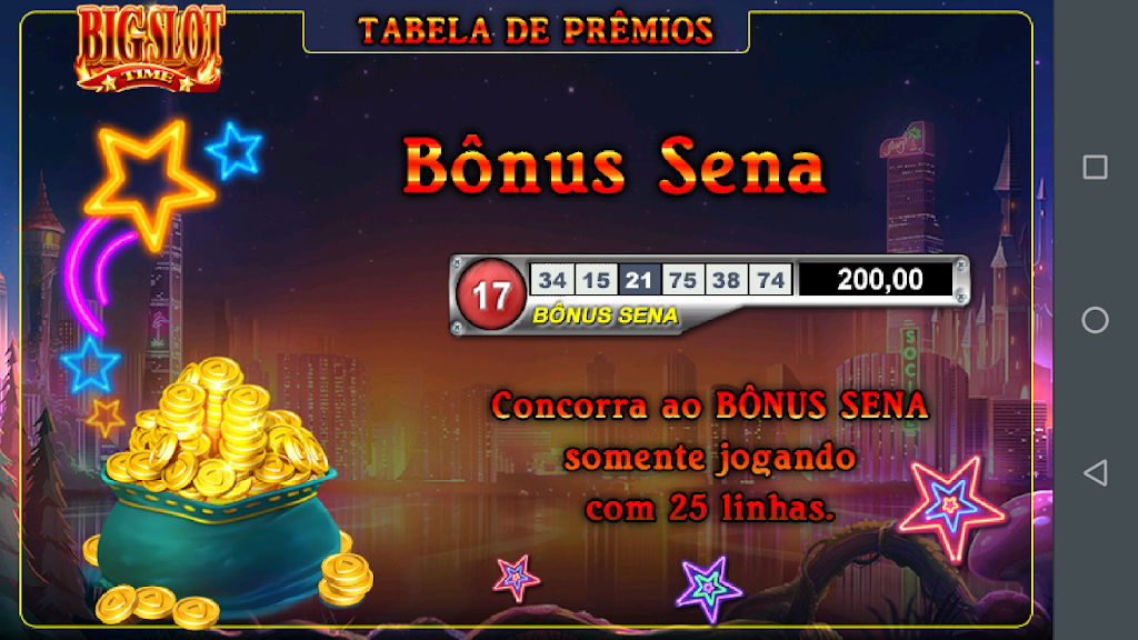 Big Slot Fortune Caça Níquel Schermafbeelding 3