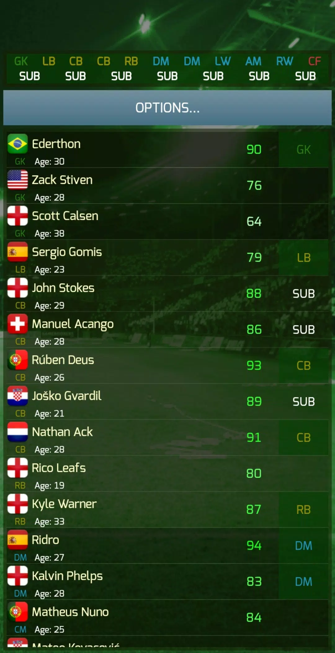 True Football 3 スクリーンショット 3