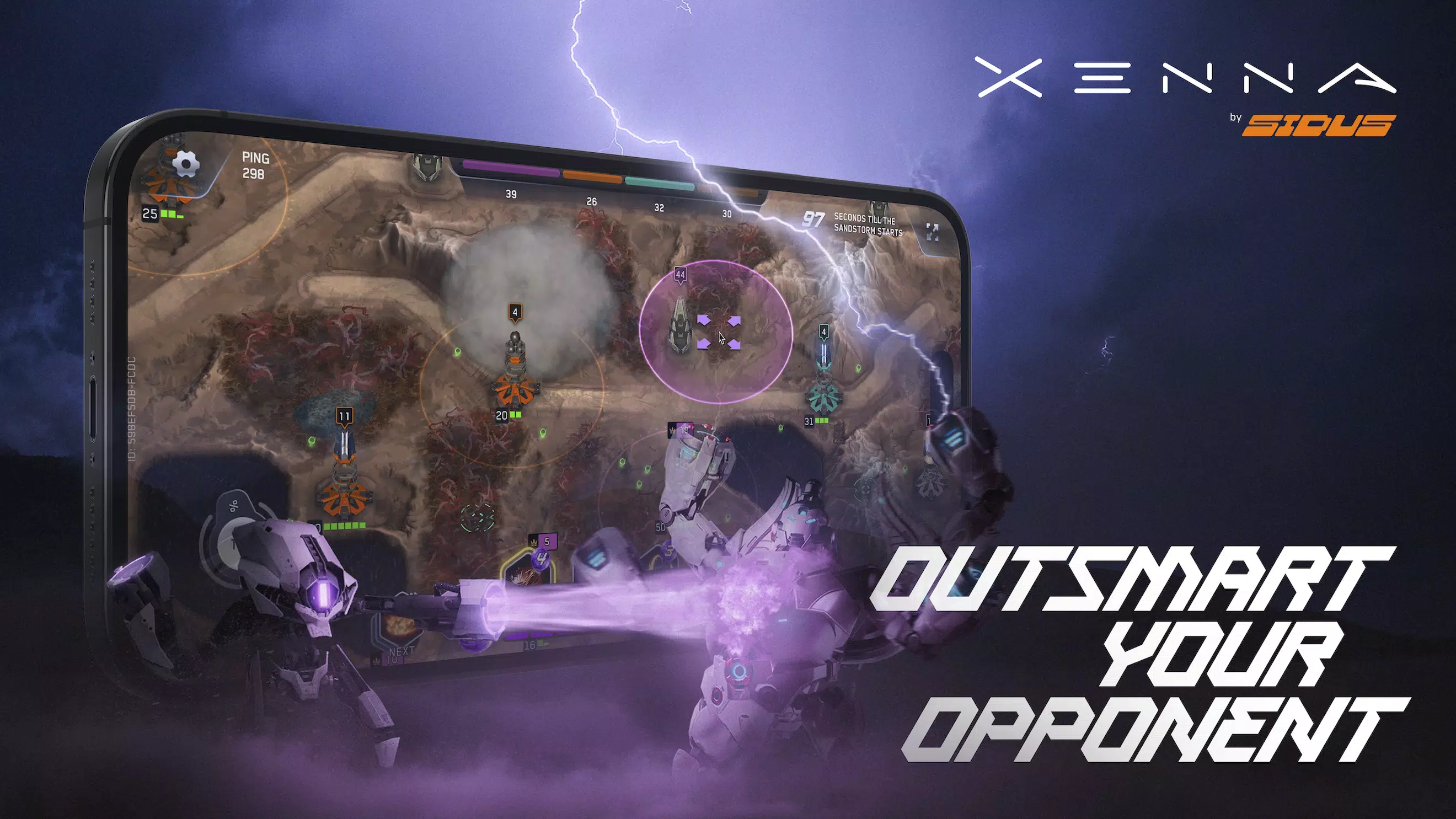 Xenna: Card Battle RTS Capture d'écran 3