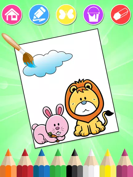 Coloring Games: Color Animals Captura de tela 2