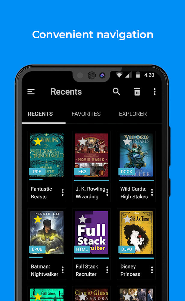 FullReader – e-book reader應用截圖第1張