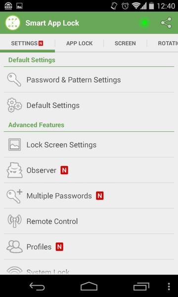 Bloqueio: AppLock Captura de tela 1