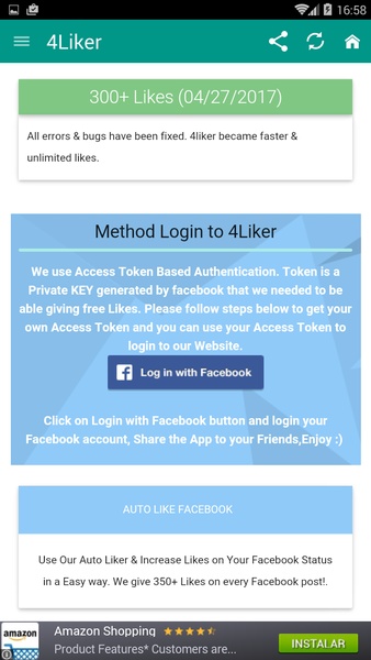 4Liker Captura de pantalla 1