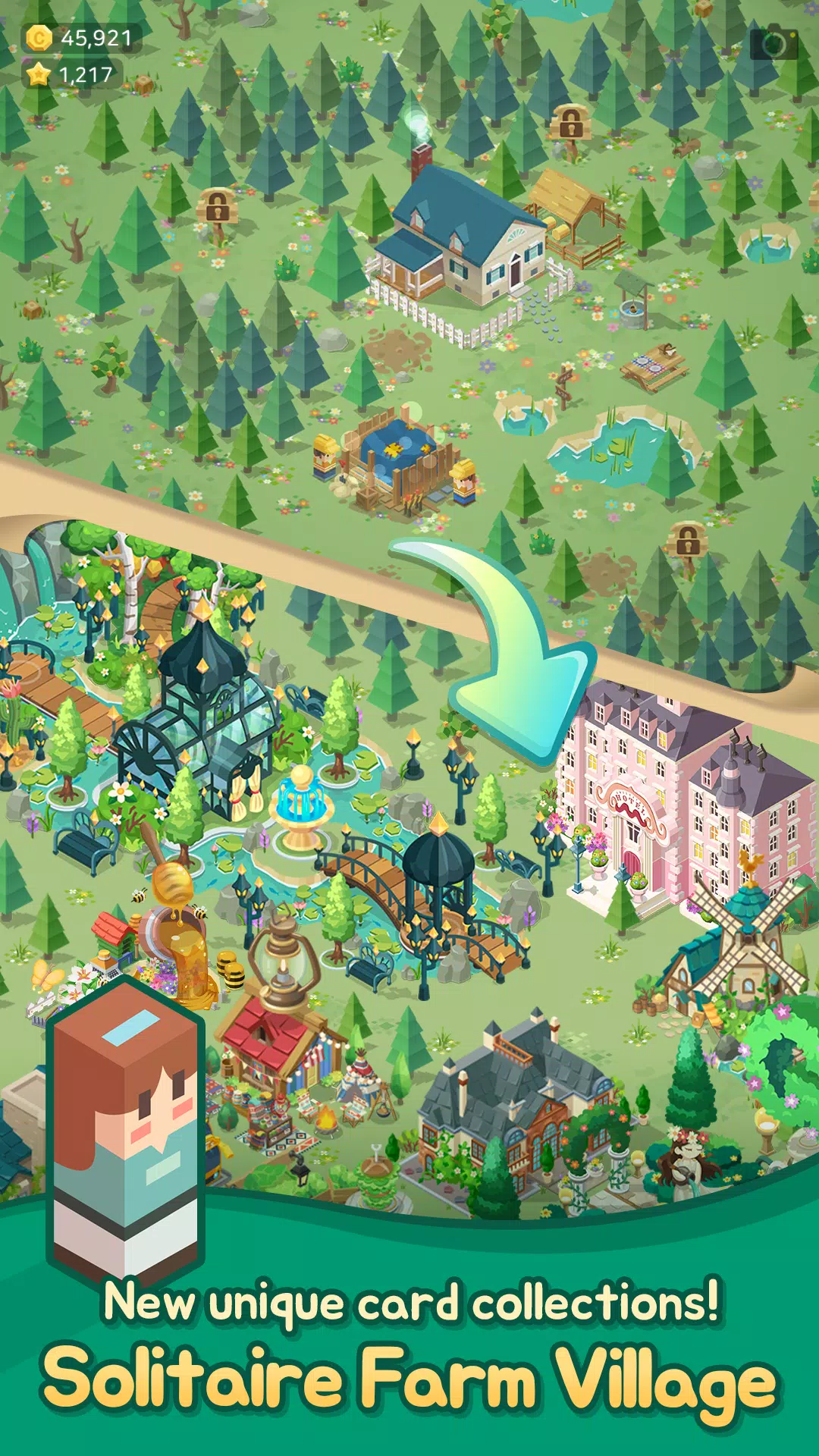 Solitaire Farm Village Screenshot 1