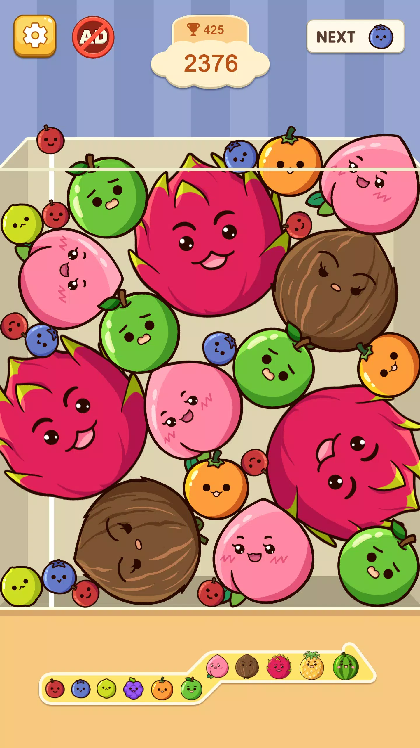 Fruit Merge: Juicy Drop Game 스크린샷 1