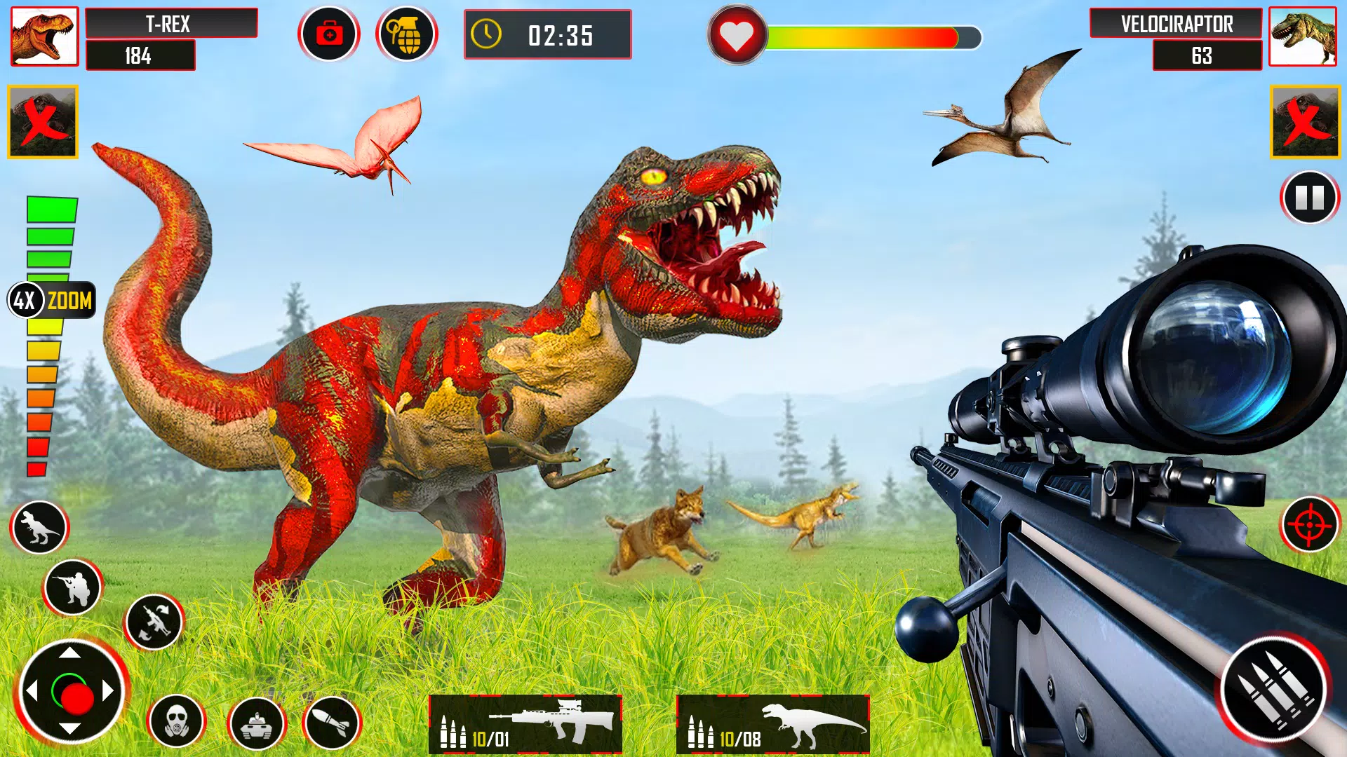 Wild Dino Hunting - Gun Games スクリーンショット 2