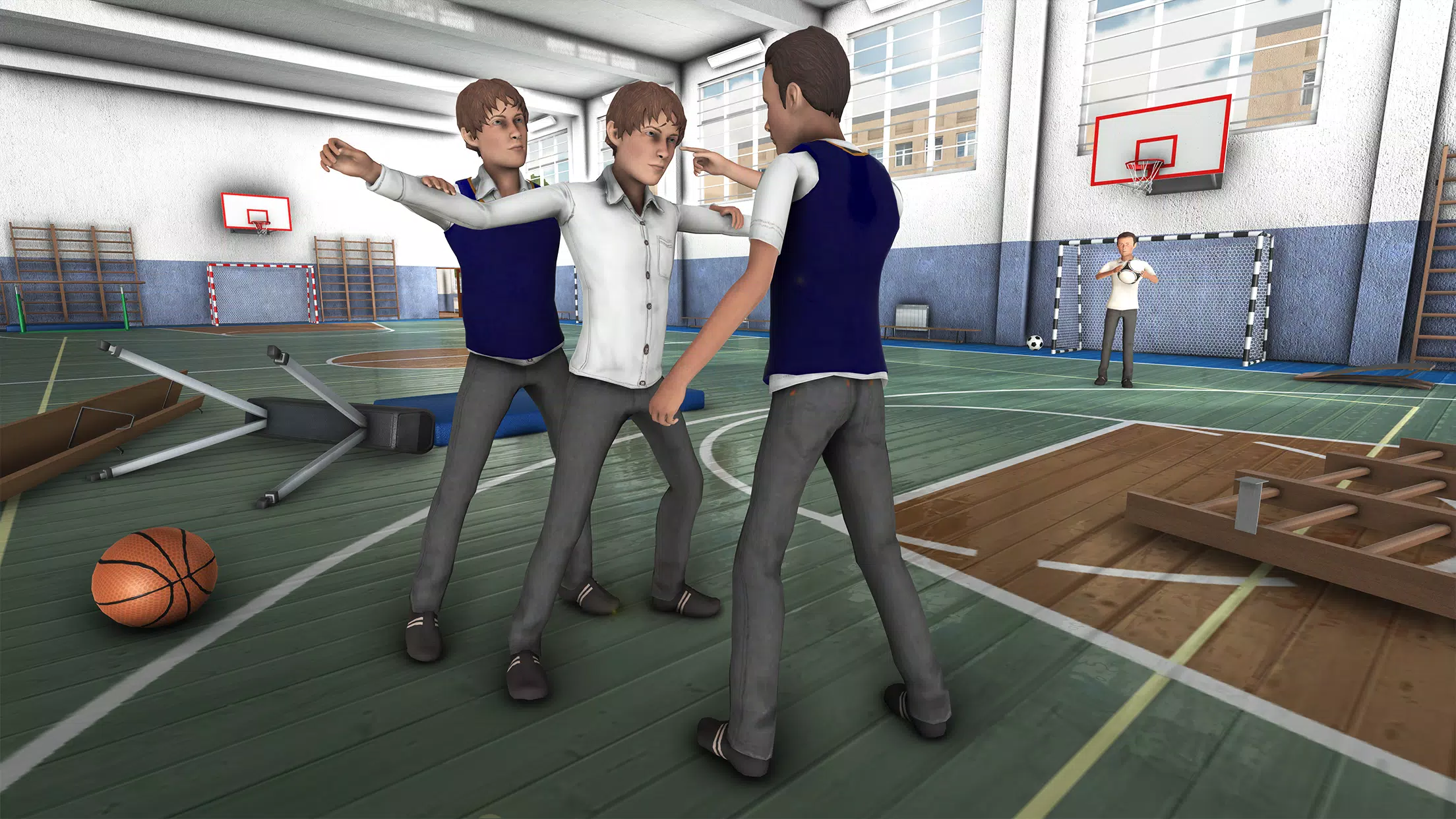 Bad Guys at School: Bad Boy 3D Schermafbeelding 3