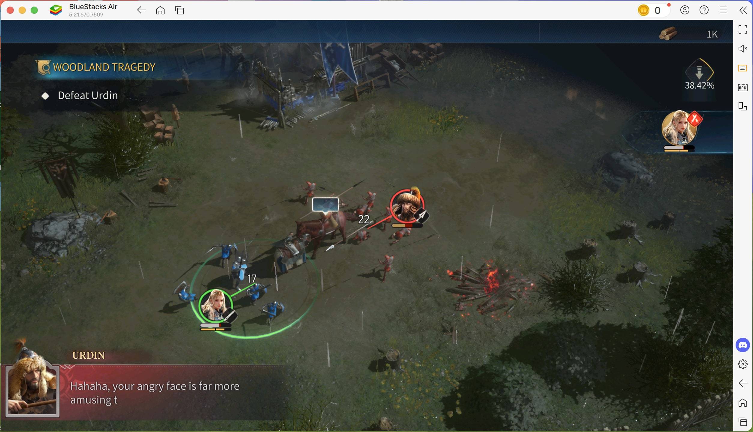 與Bluestacks Air在Mac上的帝國移動時代的遊戲時代
