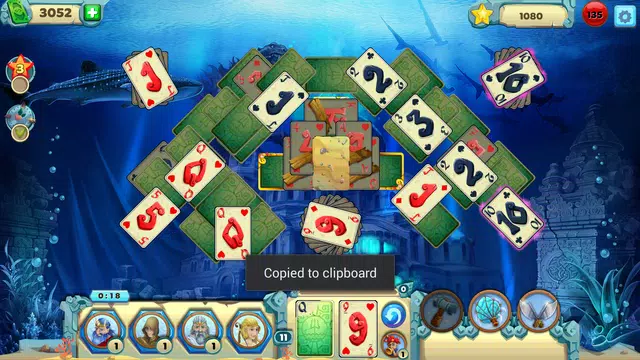 Solitaire Atlantis Tangkapan skrin 3