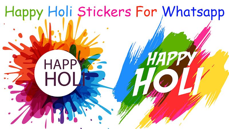 Holi Stickers and Holi Images Screenshot 3