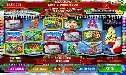 Snow Slots Merry Christmas ဖန်သားပြင်ဓာတ်ပုံ 1