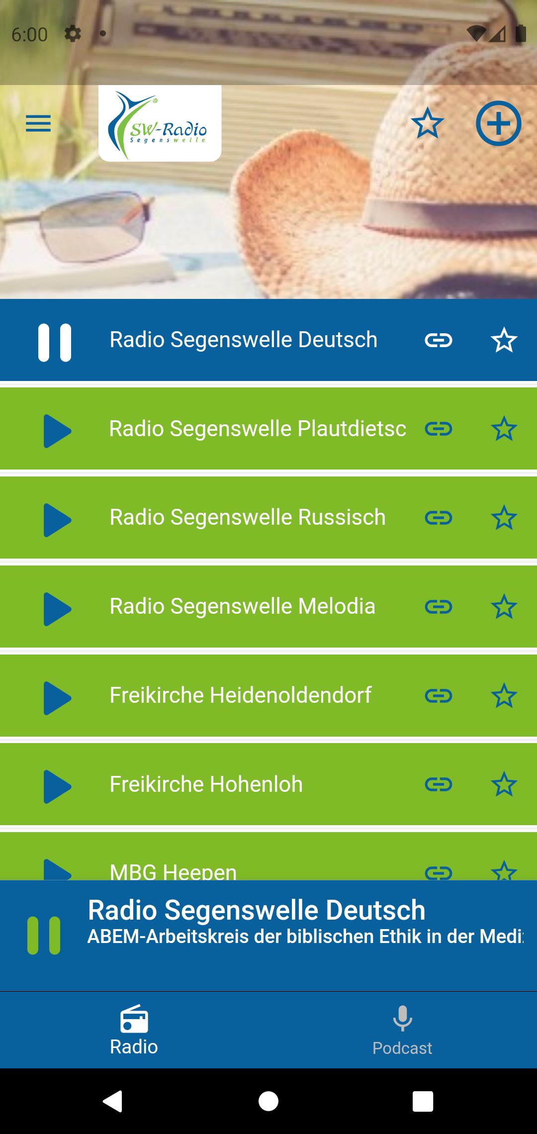 Radio Segenswelle Ekran Görüntüsü 1