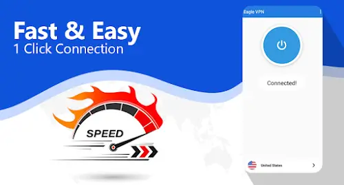 Eagle VPN - Secure & Fast VPN ဖန်သားပြင်ဓာတ်ပုံ 3