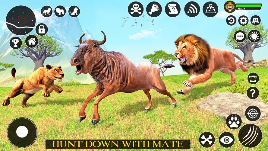 Ultimate Lion Simulator Game Schermafbeelding 1