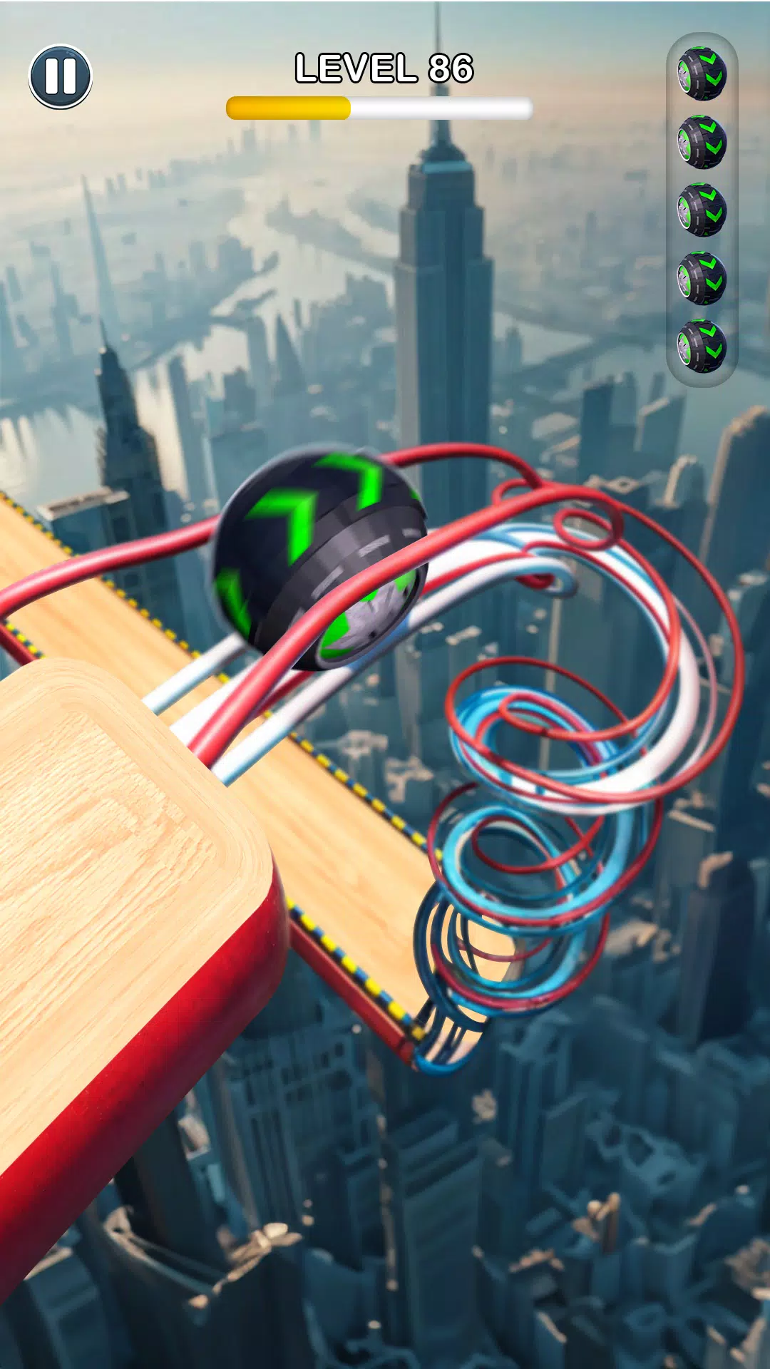 Rolling Ball Sky Escape 스크린샷 4