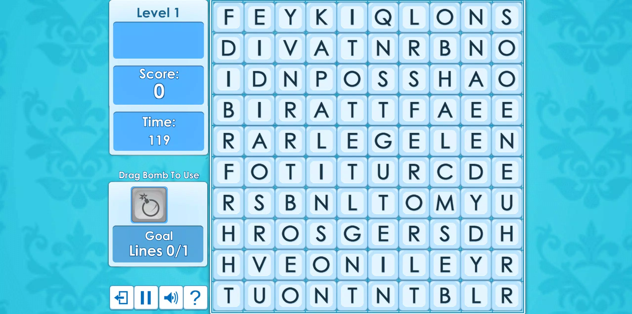 Classic Word Wipe Скриншот 1